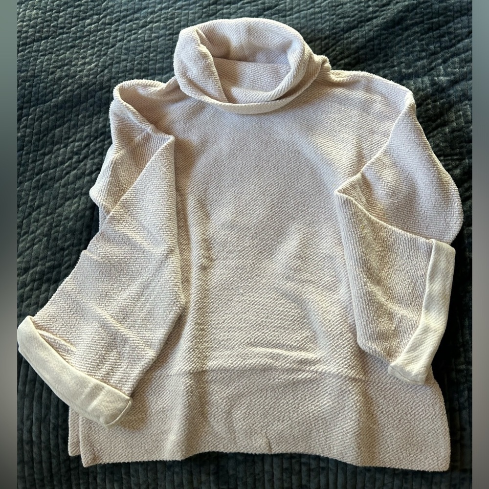 Light pink terry sweater